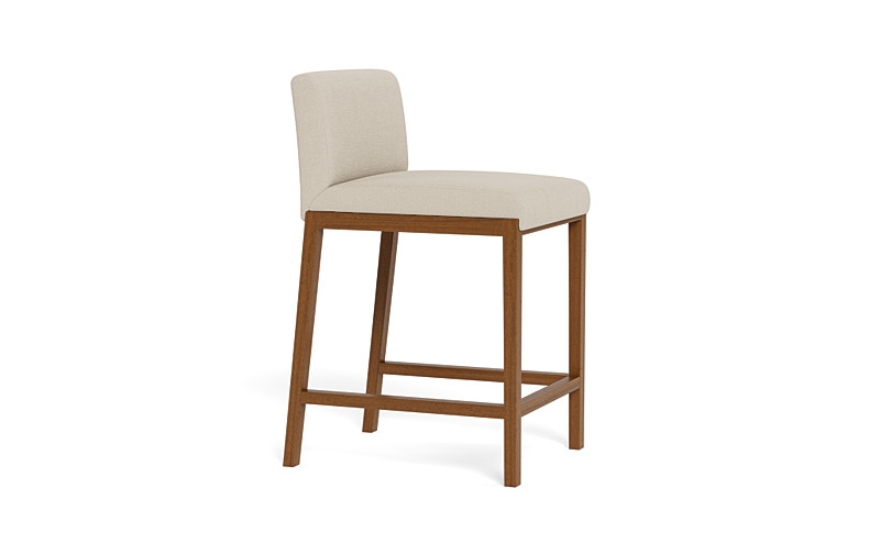 Callen Wood Framed Upholstered Stool - Image 1