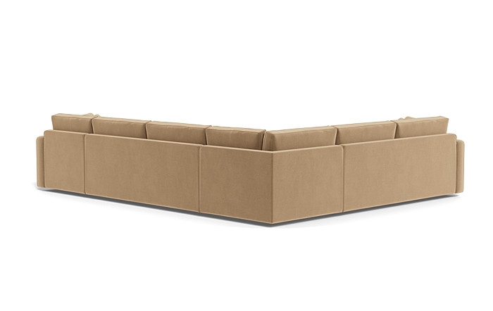 James 4-Piece 5-Seat Corner Chaise Sectional Right with Storage - Image 3