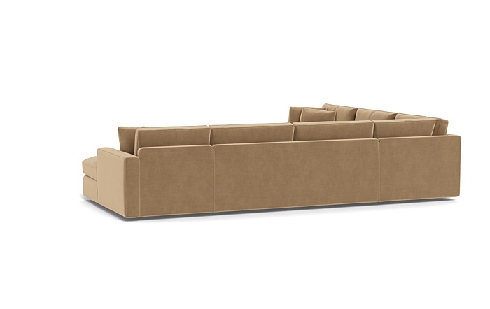 James 4-Piece 5-Seat Corner Chaise Sectional Right with Storage - Image 1