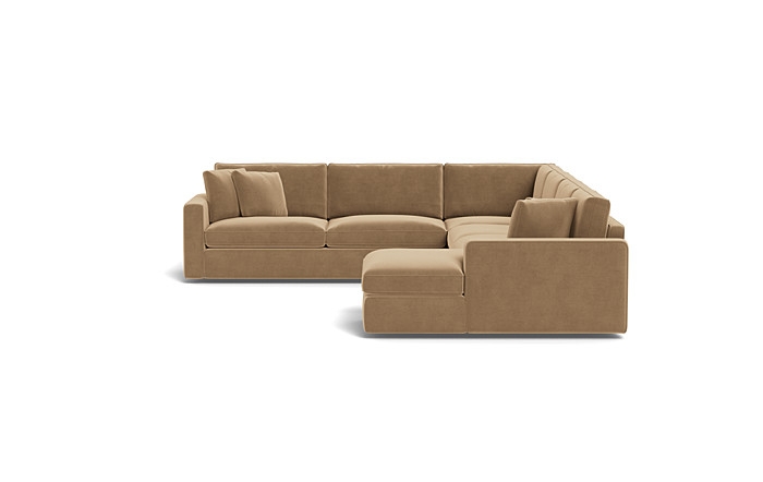 James 4-Piece 5-Seat Corner Chaise Sectional Right with Storage - Image 2