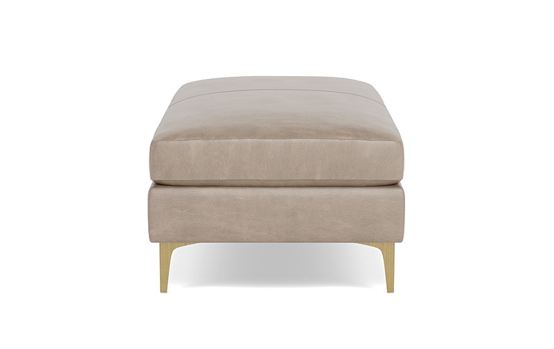 Sloan Leather Ottoman - Image 4