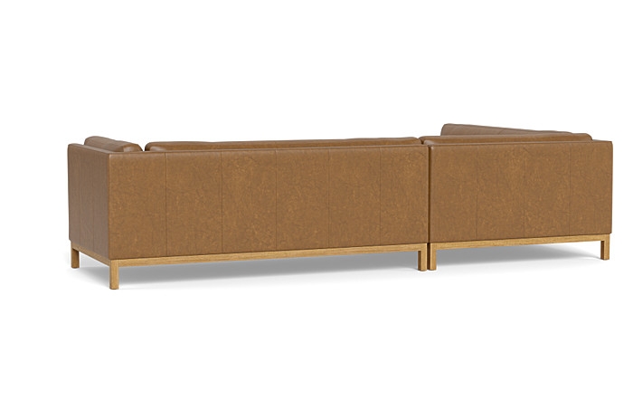 Jasper Leather  Chaise Sectional - Image 2