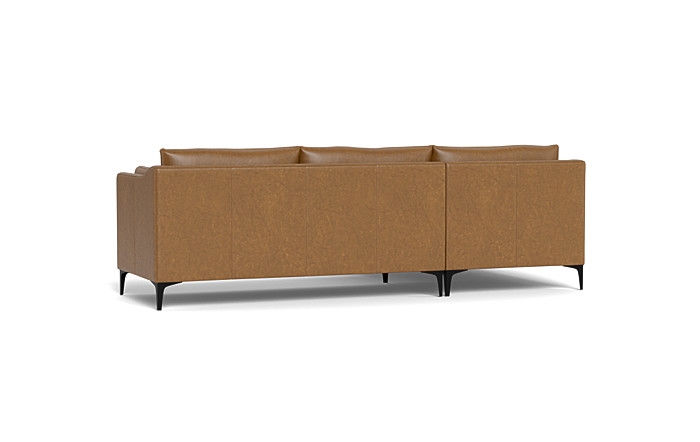 Caitlin Leather  Chaise Sectional by The Everygirl® - Image 4