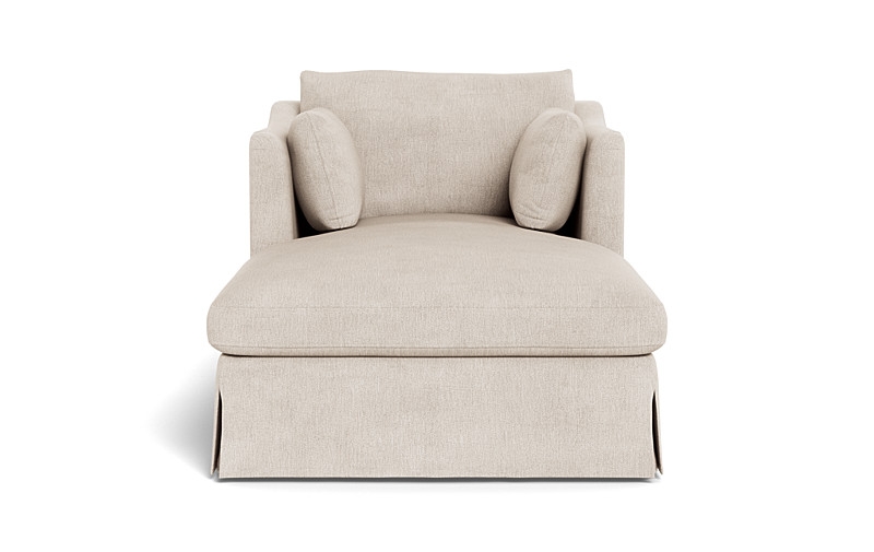 Caitlin Slipcovered Chaise Lounge by The Everygirl® - Image 0