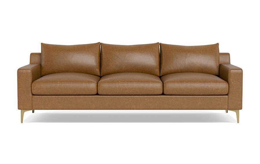 Sloan 3-Seat Leather Sofa - Image 0