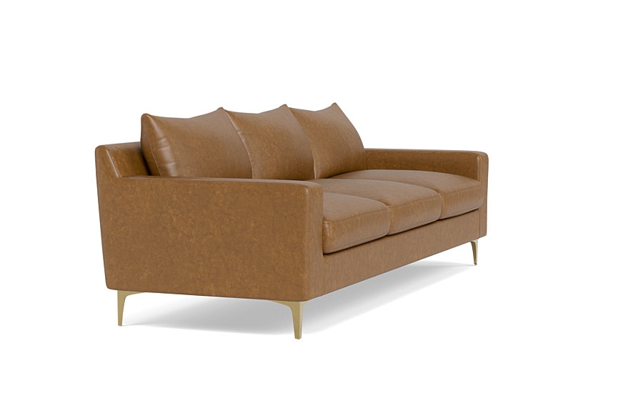 Sloan 3-Seat Leather Sofa - Image 1