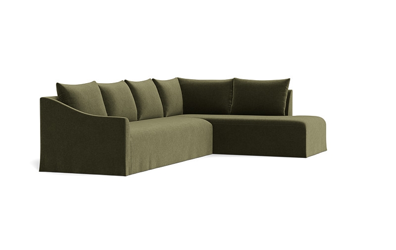 Dixon Slipcovered 4-Seat Right Bumper Sectional - Image 3