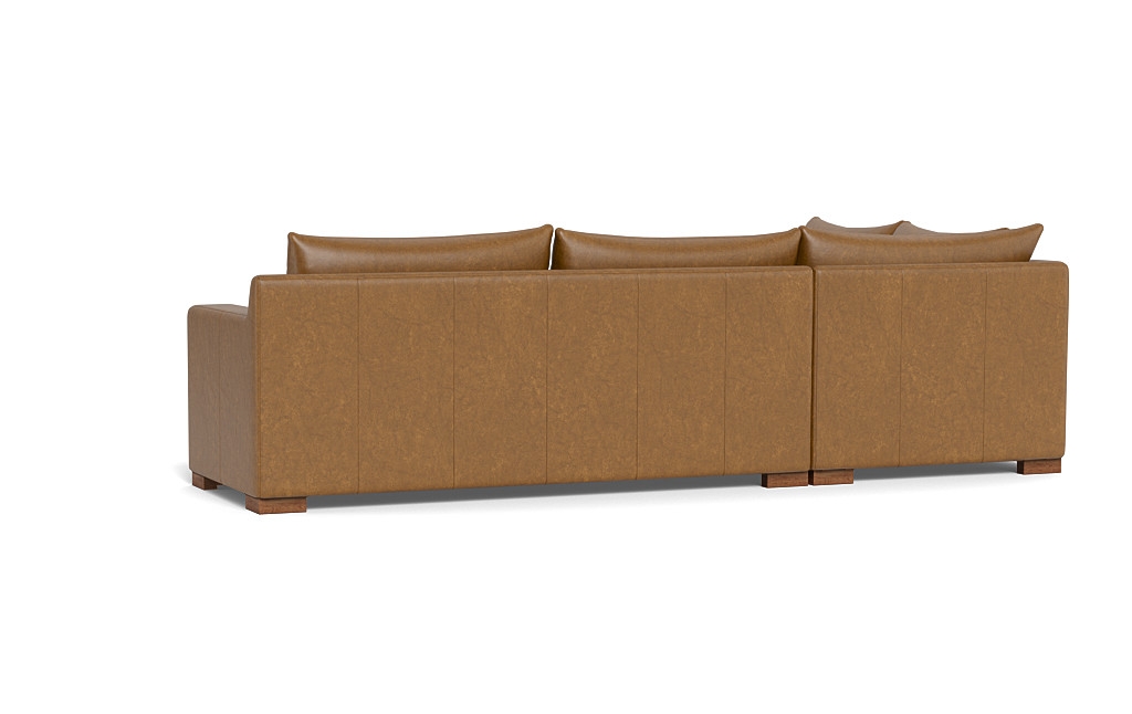 Sloan Leather Left Bumper Sleeper Sectional - Image 5