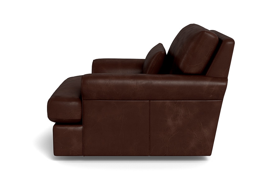Maxwell Leather Swivel Chair by Apartment Therapy - Image 4