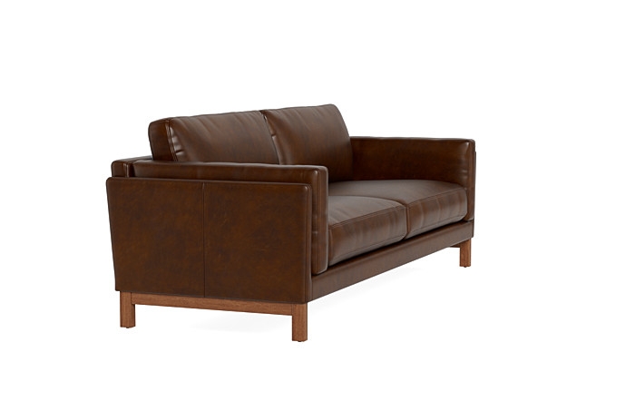 Gaby Leather 2-Seat Sofa - Image 1