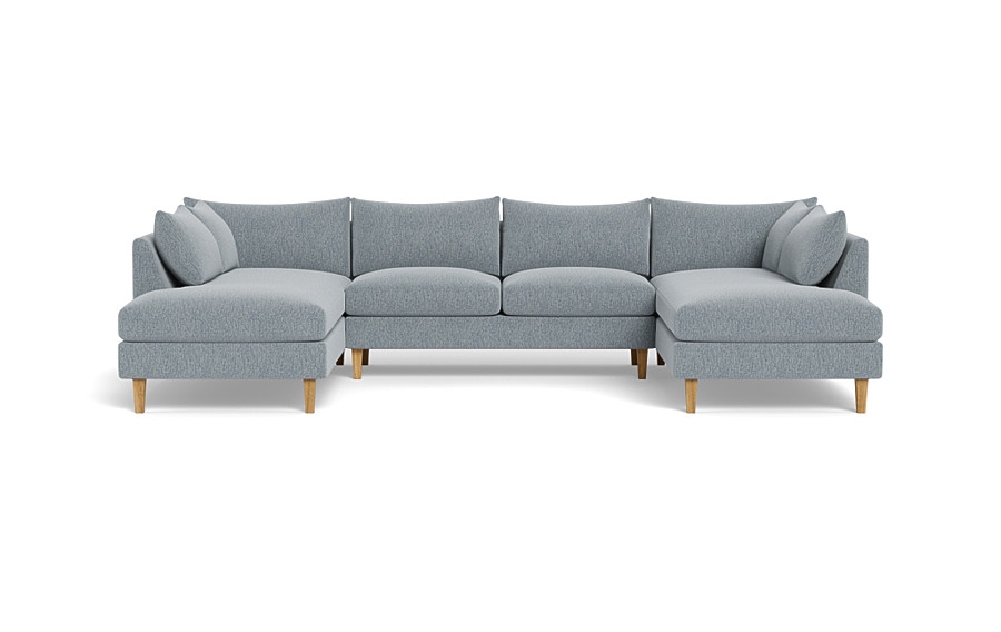 Sloan 3-Piece U-Bumper Sectional - Image 0