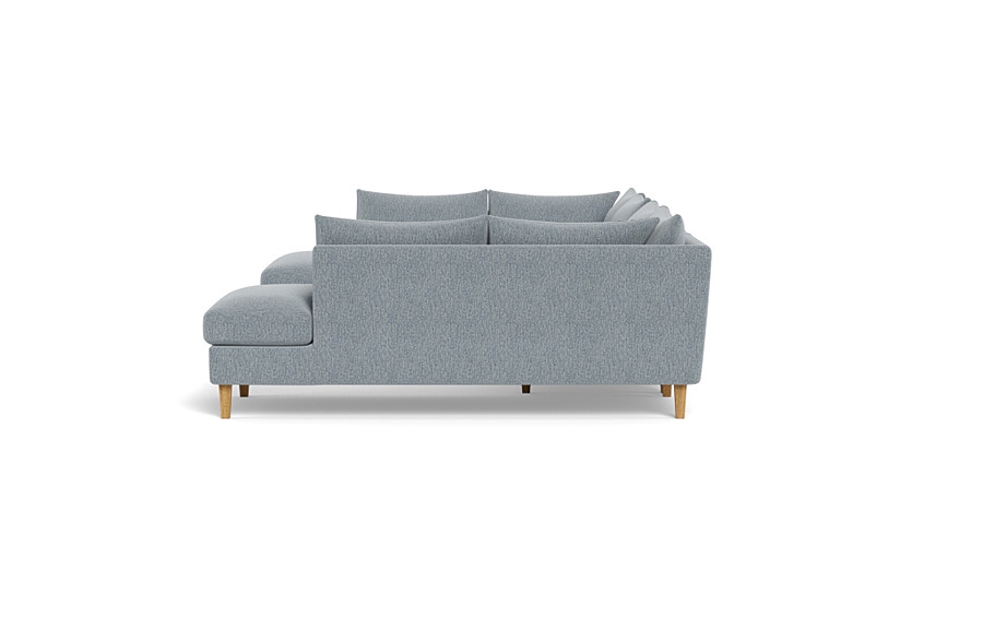 Sloan 3-Piece U-Bumper Sectional - Image 4