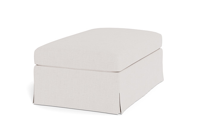Sloan Slipcovered Ottoman - Image 4