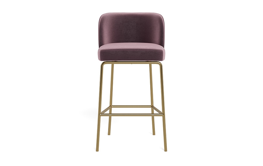 Graham Metal Framed Upholstered Bar Stool - Image 0