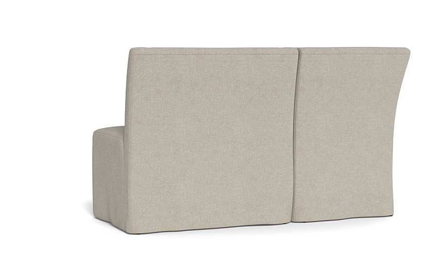 Dorian Slipcovered Petite Left Banquette - Image 2