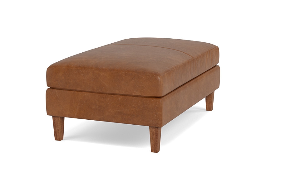 Sloan Leather Ottoman - Image 4