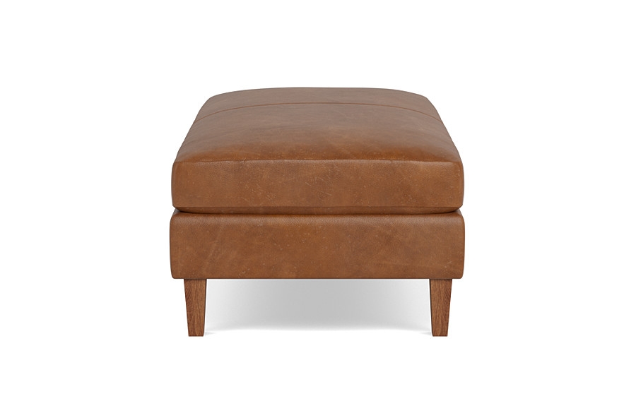 Sloan Leather Ottoman - Image 2
