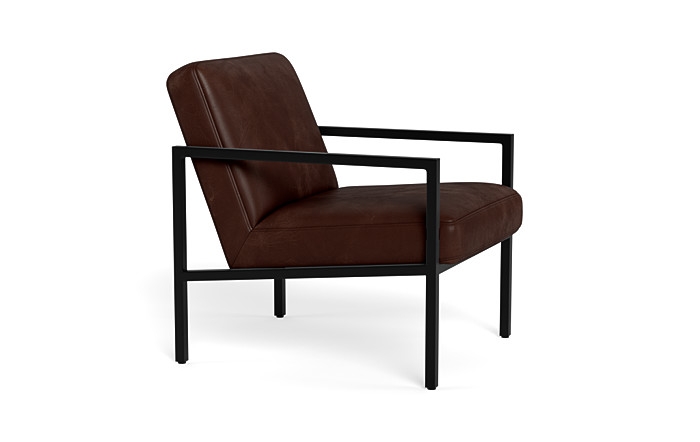 Fritz Leather Accent Chair - Image 4