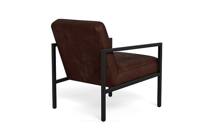 Fritz Leather Accent Chair - Image 3