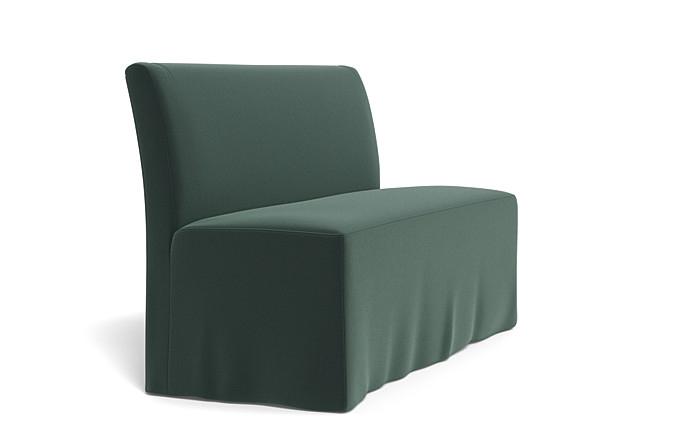 Dorian Slipcovered Dining Bench - Image 1