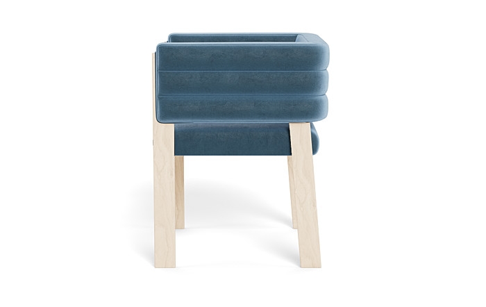 Nora Upholstered Wood Framed Chair - Image 2