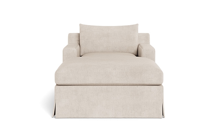 Sloan Slipcovered Chaise Lounge - Image 0