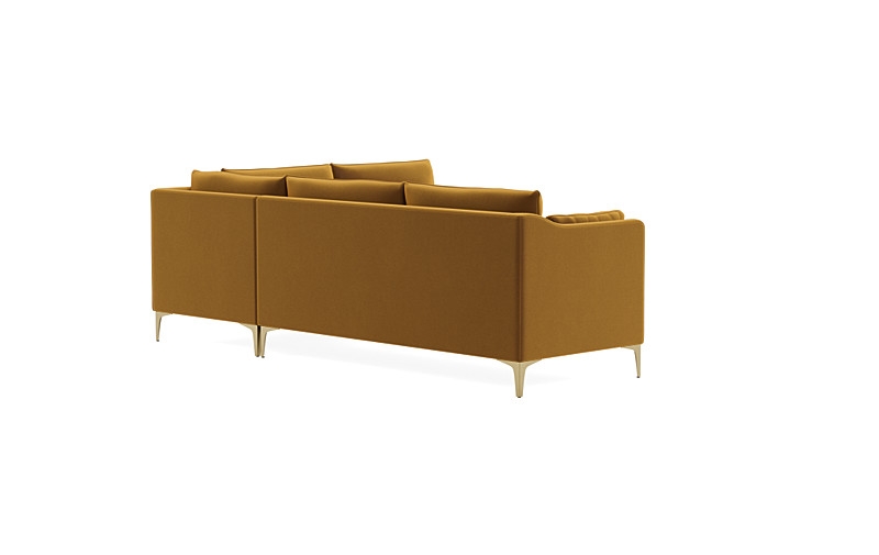 Caitlin 3-Seat  Bumper Sectional by The Everygirl® - Image 3