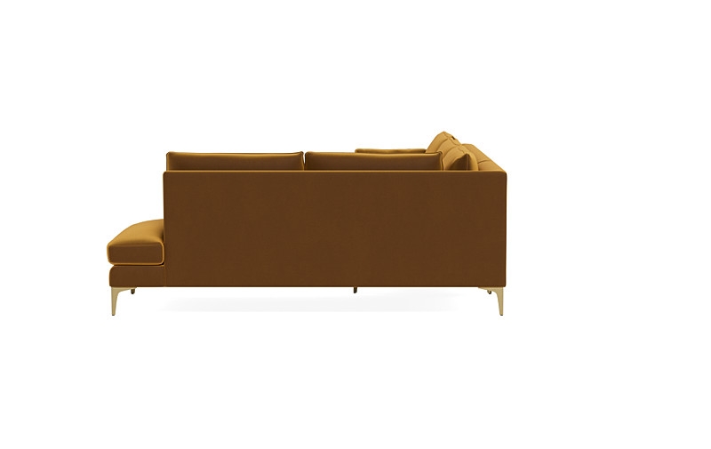 Caitlin 3-Seat  Bumper Sectional by The Everygirl® - Image 2