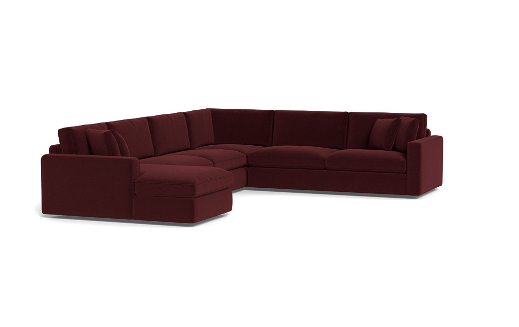 James 4-Piece 5-Seat Corner Chaise Sectional Left - Image 3