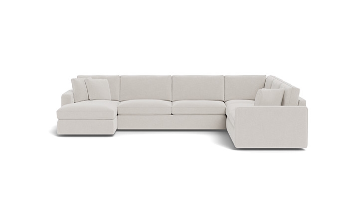 James 4-Piece 5-Seat Corner Chaise Sectional Left - Image 0