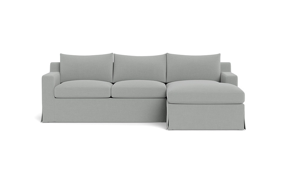 Sloan Slipcovered  Chaise Sectional - Image 0