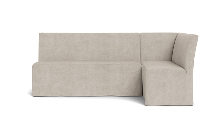Dorian Slipcovered Right Banquette - Image 0