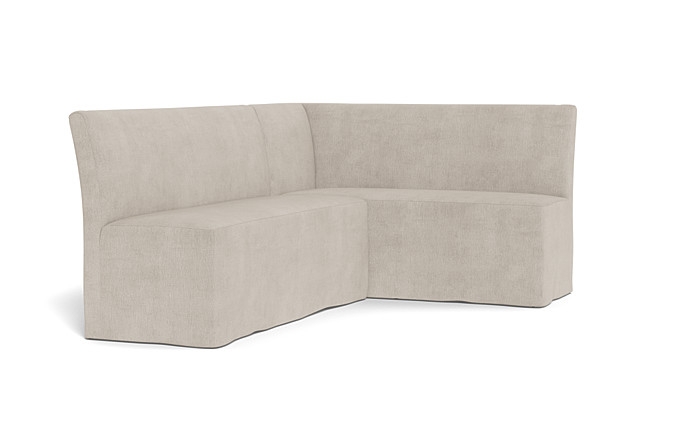 Dorian Slipcovered Right Banquette - Image 2