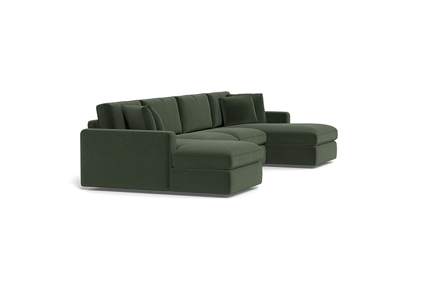 James 3-Piece 4-Seat U Chaise Sectional - Image 2
