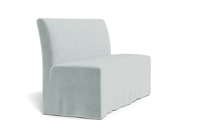 Dorian Slipcovered Dining Bench - Image 1