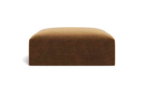 Simon Slipcovered Square Ottoman - Image 0