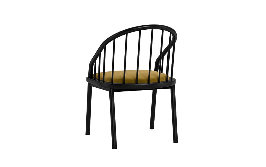 Alten Wood Framed Upholstered Seat Chair - Image 2