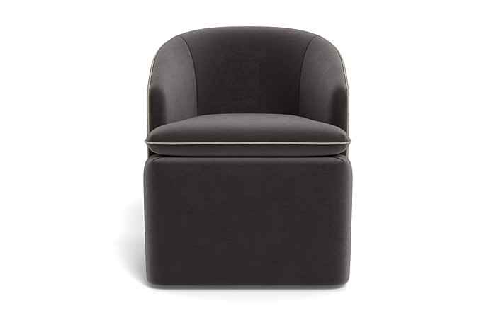 Daphne Upholstered Chair with Contrast Piping - Image 0