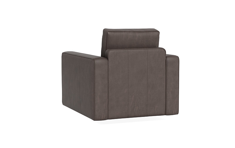 James Leather Accent Chair - Image 1