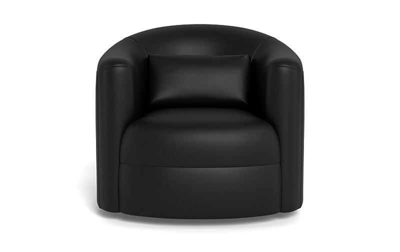 Fiona Leather Swivel Chair - Image 0