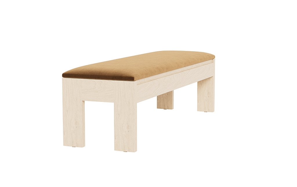 Cade Wood Framed Upholstered Storage Bench - Image 4