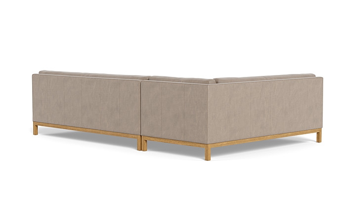 Jasper Leather  Chaise Sectional - Image 3