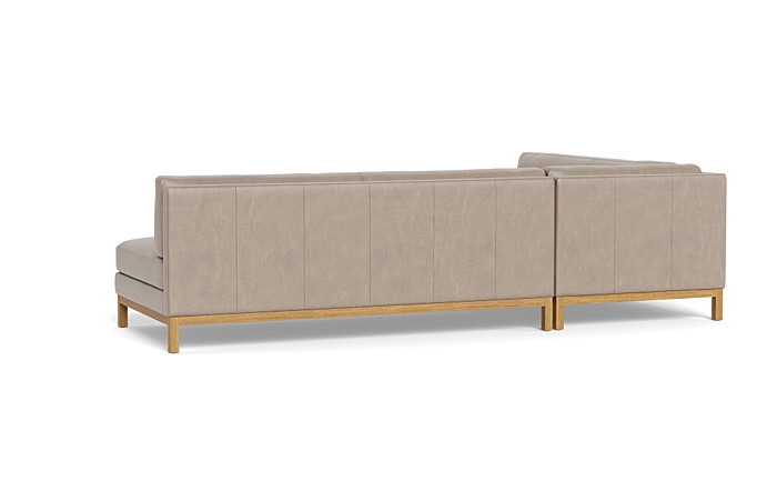 Jasper Leather  Chaise Sectional - Image 1