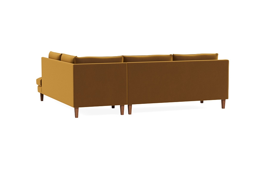 Caitlin 3-Seat  Bumper Sectional by The Everygirl® - Image 3