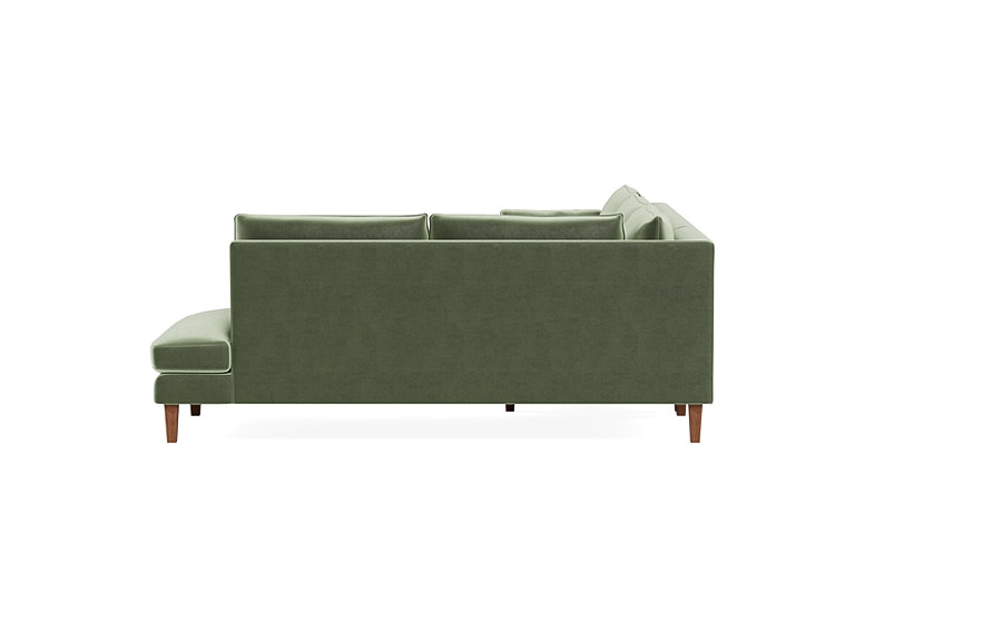 Caitlin 3-Seat  Bumper Sectional by The Everygirl® - Image 4