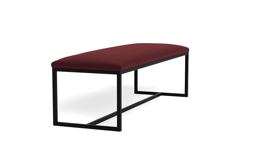 Fritz Metal Framed Upholstered Bench - Image 3