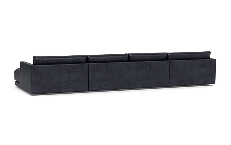 Lukas Leather 3-Piece 4-seat U-Chaise Sectional  - Image 4