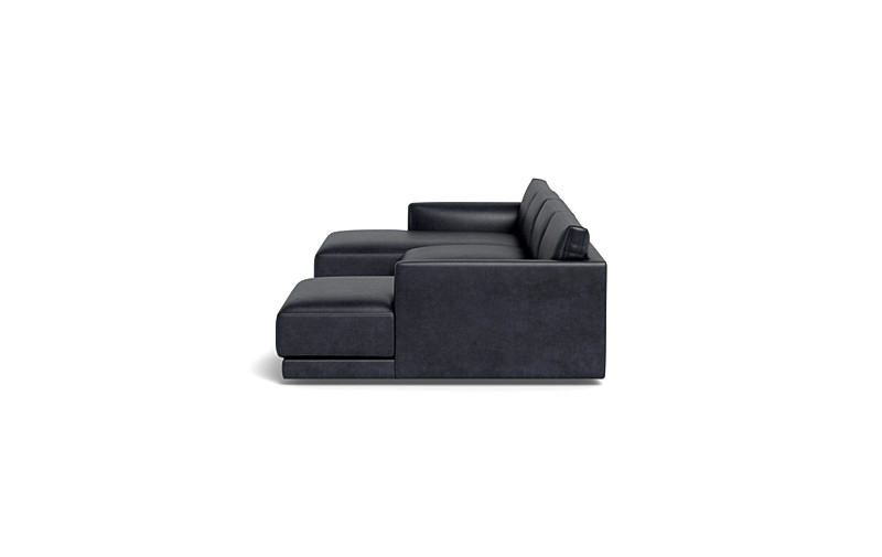 Lukas Leather 3-Piece 4-seat U-Chaise Sectional  - Image 2