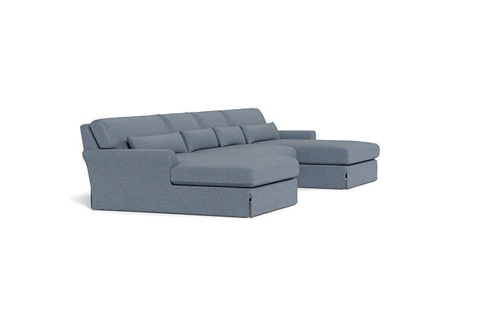 Maxwell Slipcovered U-Sectional Sofa by Apartment Therapy - Image 4