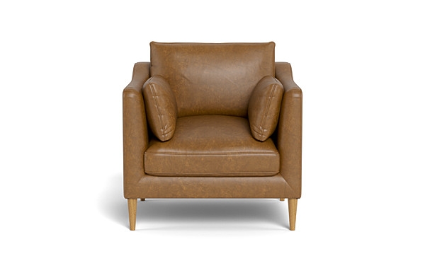 Caitlin Leather Petite Chair by The EverygirlÃ?Â® - Image 0